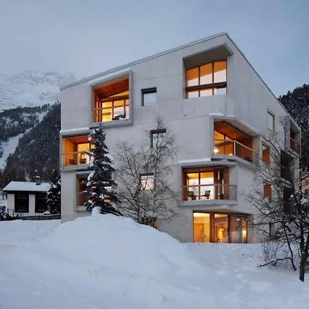 Alpine 4-bett-wohnung Chesa Plattner 