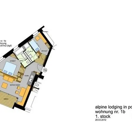 Alpine 4-bett-wohnung Chesa Plattner 